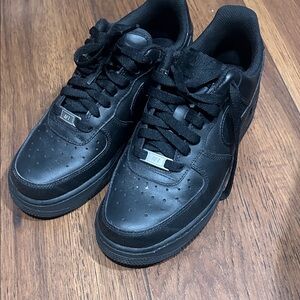 Black Nike Air Force 1 Sneakers